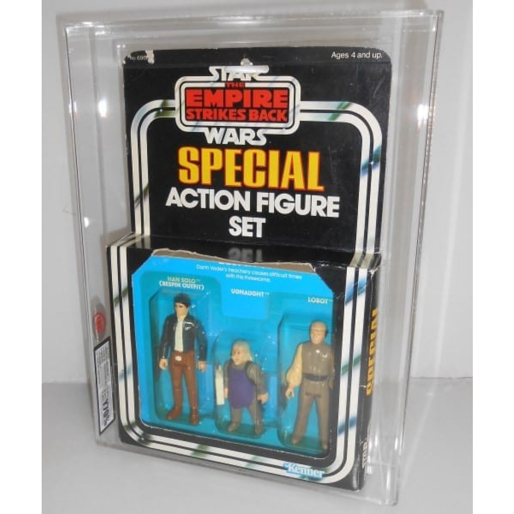 STAR WARS MISB ACTION FIGURE 3 PACK GRADING UK Graders