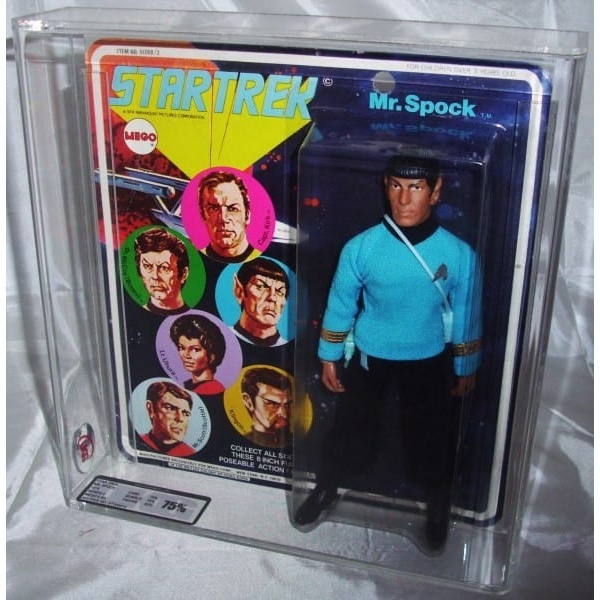 STAR TREK VINTAGE LARGE CARDED FIGURE GRADING