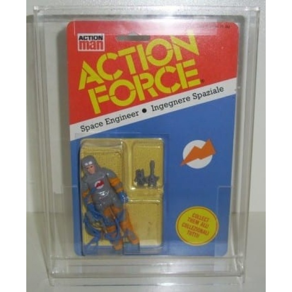 Action Force Vintage carded figure display case