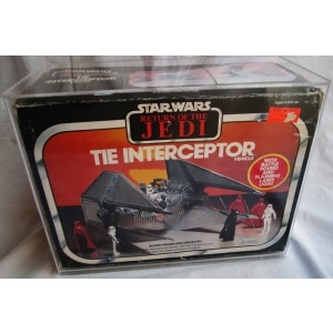 TIE INTERCEPTOR SLIDE BOTTOM DISPLAY CASE