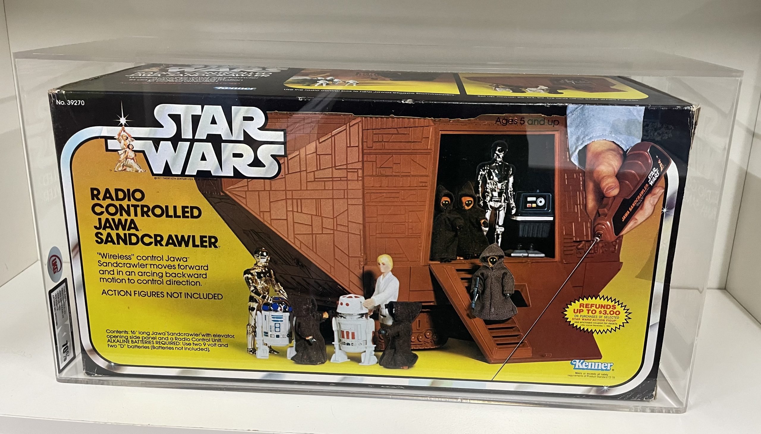 STAR WARS VINTAGE BOXED SANDCRAWLER GRADING