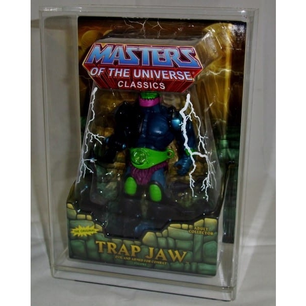 MASTERS OF THE UNIVERSE CLASSICS SLIDE BOTTOM DISPLAY CASE STANDARD SIZE