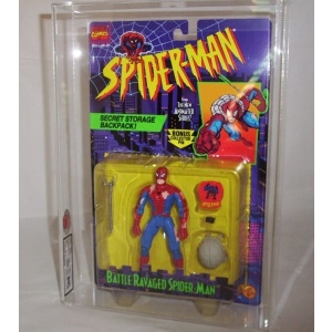 MARVEL COMICS SPIDER-MAN FIGURES TOY BIZ MOSC GRADING
