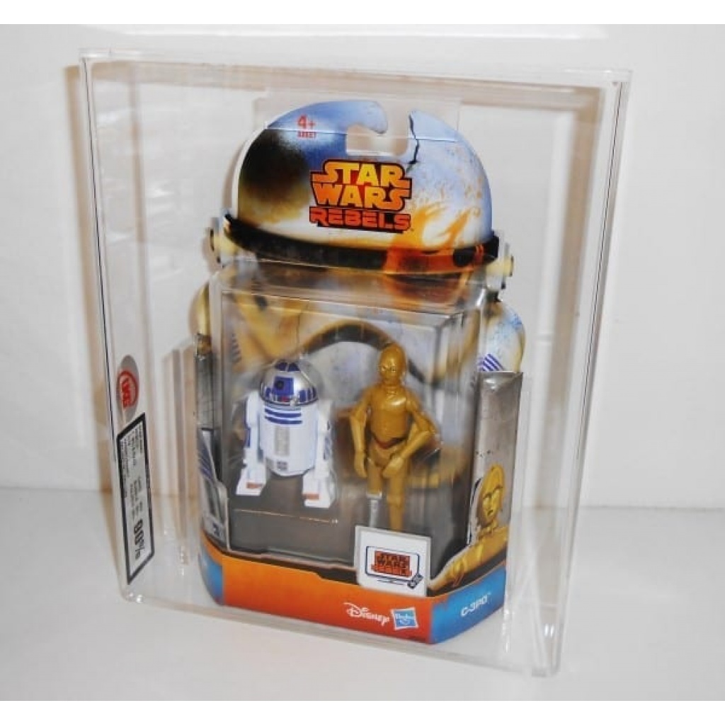 STAR WARS HASBRO REBELS 2014 STANDARD MOC GRADING UK Graders