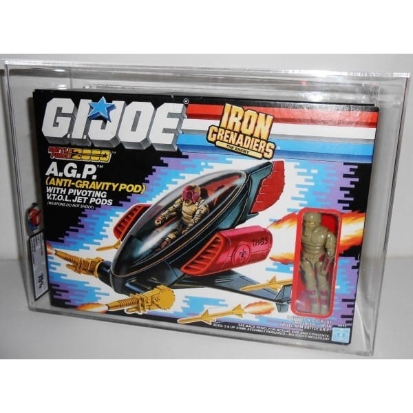 G.I.JOE A.G.P IRON GRENADIERS BOXED GRADING