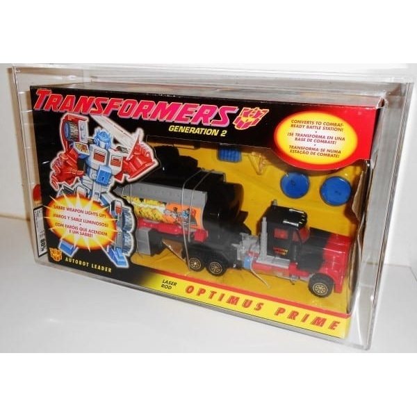 TRANSFORMERS G2 OPTIMUS PRIME MISB GRADING