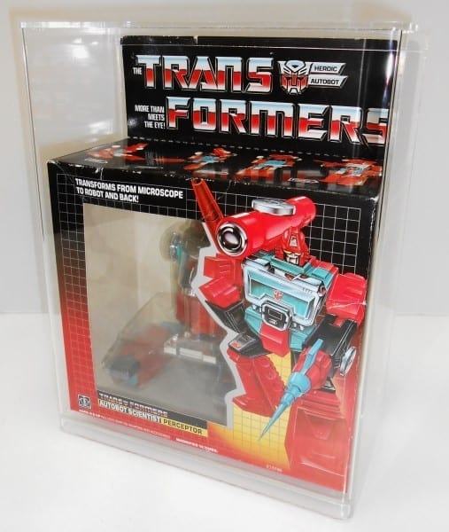 Transformers Perceptor G1 Display Case