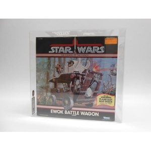 STAR WARS POTF EWOK BATTLE WAGON MISB GRADING